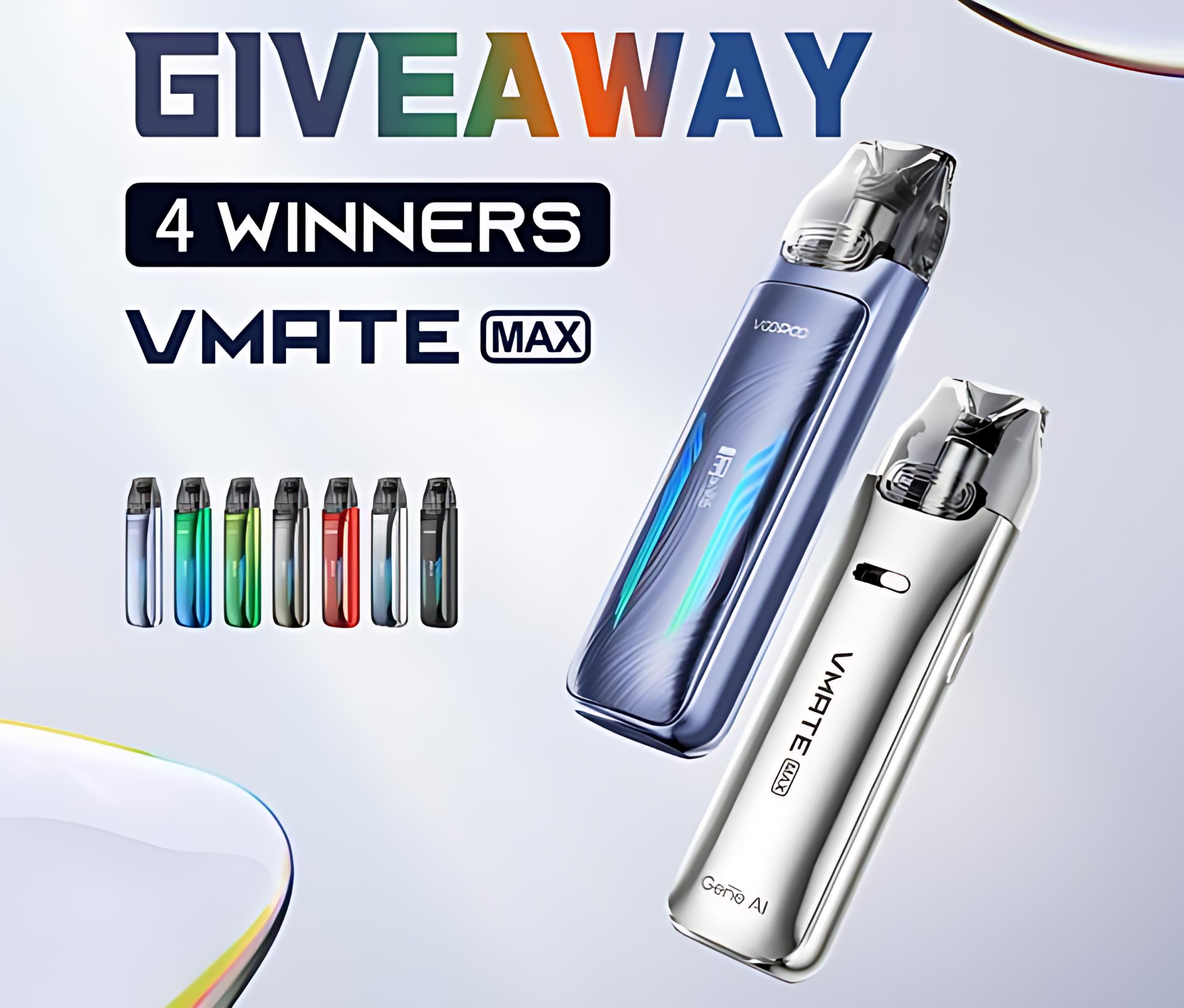 VOOPOO VMATE MAX 30W 註油主機，可調功率八款套裝